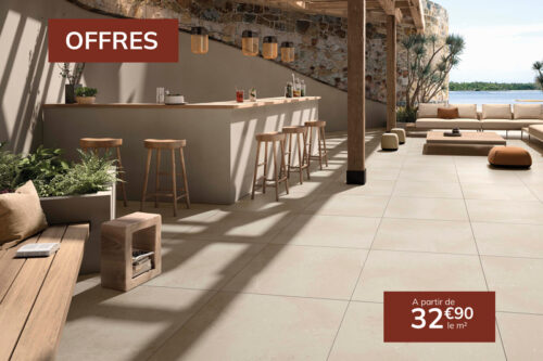 Carrelage extérieur effet pierre 60x60 cm Pietre Di Sardegna - CASALGRANDE